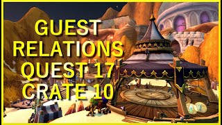 WoW Secret Finding Event Guest Relations Quest 17 Crate 10 [upl. by Gnoc186]