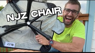 ★★★★★ NJZ Chair review  Surprisingly sturdy heavy duty compact chair  NJZ [upl. by Garibold878]