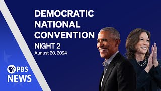 WATCH LIVE 2024 Democratic National Convention  DNC Night 2  PBS News special coverage [upl. by Reffotsirhc]