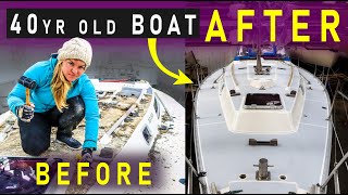 OLD BOAT MADE NEW  Sailing Florence Refit Ep178 [upl. by Hsepid]