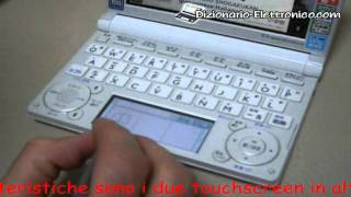 Dizionario elettronico per giapponese italiano Casio B7400 [upl. by Durstin]