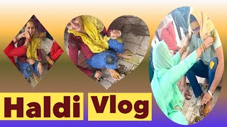 Haldi amp Dance Masti  VLOG 6  Swamit Badesra 😍💃💃 [upl. by Aihsemot73]