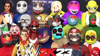 WWE 2k23 EXE’s Royal Rumble Sonicexe SpongeBobexe and Woodyexe S3 E15 [upl. by Adley]