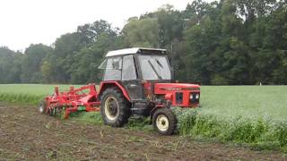 zetor 7211 i agregat talerzowy [upl. by Yenrab]