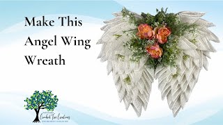 Learn How to Make an Angel Wing Wreath  a StepbyStep DIY tutorial [upl. by Kial]