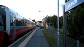 NSB Lokaltog from Lerkendal and Trondheim S to Steinkjer calls at Lademoen station [upl. by Hasila]