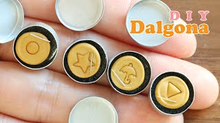 DIY Dalgona Candy  Miniature  Squid Game [upl. by Llehcim]