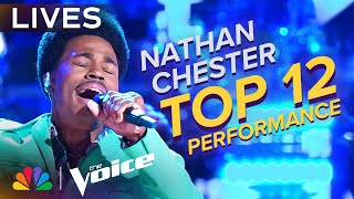 Nathan Chester Performs quotHigher amp Higherquot by Jackie Wilson  The Voice Lives  NBC [upl. by Felske401]