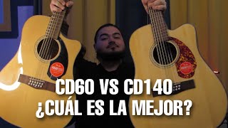 DUELO DE FENDERS  CD60 VS CD140  ¿CUÁL ES LA MEJOR DOCEROLA FENDER [upl. by Ayokal]