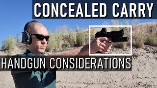 Concealed Carry Handgun Considerations [upl. by Paik]