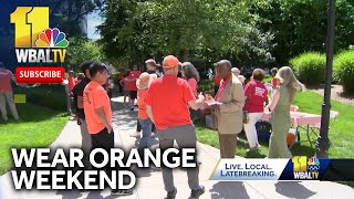 Maryland Moms Demand Action Everytown for Gun Safety asking people to wear orange this weekend [upl. by Andy]