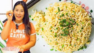 3 Minutes Egg Fried Rice Recipe [upl. by Yatnahs]