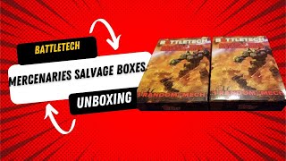 Battletech  Mercenaries Salvage Box Unboxing [upl. by Okia]