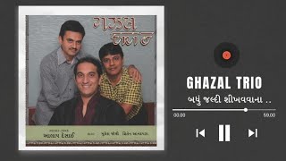 Badhu Jaldi  Alap Desai  Hiten Anandpara  Ghazal Trio  New age Gujarati Ghazal [upl. by Arundell]