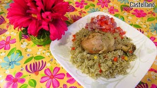 🍃Arroz con Pollo🍗en ARROCERA I Receta Peruana FACIL I Lorentix [upl. by Frech931]