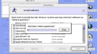 Mac OS 8 Demo CD Videos  Install [upl. by Attenohs]