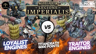 Legions Imperialis  Titandeath Battle Report  6000 Points [upl. by Katrine]