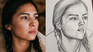 How to Draw Girl Face with Accurate Proportions  Female Portrait Drawing  StepbyStep Tutorial [upl. by Sallie]