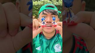 DULCES CON JUGUETES SONIC😱🍟🪀shorts humor [upl. by Orly]