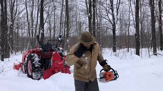 99 Farmi Logging Winch Ultimate Firewood Implement [upl. by Eisoj]