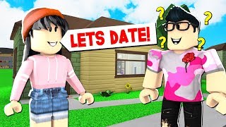 My Neighbor is Trying to Date Me Roblox Bloxburg Roleplay [upl. by Finny]