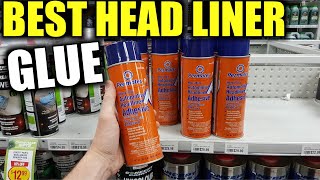 What Glue to Use for Car Headliner  BEST Roof Lining Adhesive [upl. by Aihtennek511]