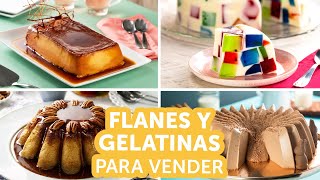 Flanes y Gelatinas para Vender  Kiwilimón [upl. by Petta]