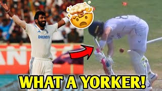 YORKER of the CENTURY Jasprit Bumrah INSANE Ball to Ollie Pope  IND vs ENG 2nd Test Cricket News [upl. by Faunia495]