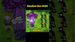 PVZ 1 Fusion Challenge 6 Plant Boxes vs 6 Zombie Boxespvz plantsvszombies pvzchallenge [upl. by Applegate]