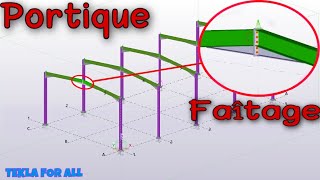 TSBECM  Création d’un faîtage amp copie les pourtiques dans les files «TEKLA STRUCTURE»  partie 3 [upl. by Schou]