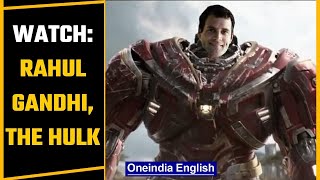 Channi is Thor Rahul Gandhi becomes Hulk in Punjab Congress’ new campaign video  Oneindia News [upl. by Bathsheba]