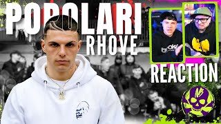 POPOLARI  il primo disco di Rhove  REACTION by Arcade Boyz [upl. by Nirroc154]