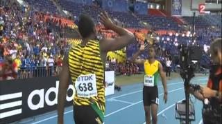 Usain Bolt  Finale 200m 1966  Championnat du monde de Moscou [upl. by Old]