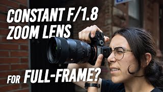 Sigma 2845mm f18 FullFrame Zoom with a Constant f18 [upl. by Eatnohs67]