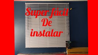 COMO INSTALAR UMA PERSIANA super fácil e rápido😊😊😎😎 [upl. by Bourque152]