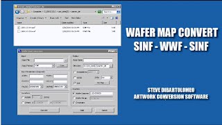 Wafer Map Conversion from WWF to SINF and Back [upl. by Mccord]