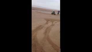 Ardeer beach quad amp yz crash [upl. by Hilar]