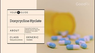 Doxycycline Hyclate How It Works How to Take It and Side Effects  GoodRx [upl. by Leahpar]