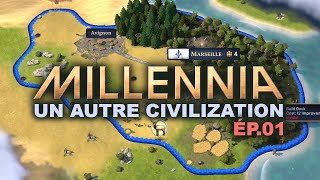 On teste le Civilization de Paradox   MILLENNIA gameplay FR ép01 [upl. by Rafat]