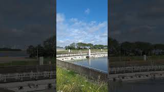 The Ghent–Terneuzen Canal by bike in the Netherlands [upl. by Ymmor]