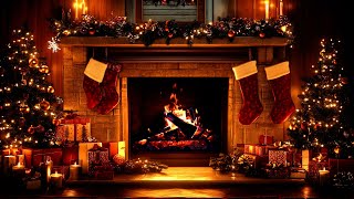 Christmas Fireplace 12 Hrs 🔥 Crackling Fire with Burning Logs No Music [upl. by Enohsal]