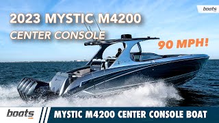 2023 Mystic M4200 Boat Review  A 42 Foot Luxury Center Console Powerboat [upl. by Labanna243]