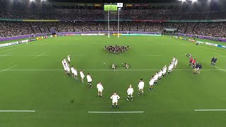 Englands incredible response to intense New Zealand Haka [upl. by Jacquenetta]