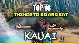 Top 16 Things To Do and Eat in HAWAII KAUAI TRAVEL GUIDE from a Hawaiian Travel amp Eat Like a Local [upl. by Aivat2]