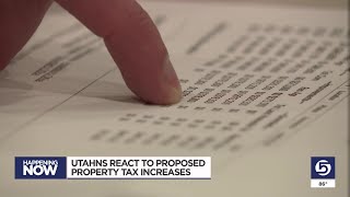 Utahns react to proposed property tax increases [upl. by Eelesor209]