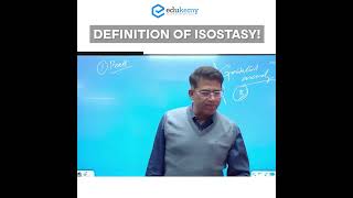 Definition Of Isostasy  Exclusive GS Geography Snippet upscpreparation civilserviceexam shorts [upl. by Duleba]