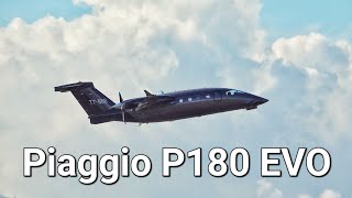 Piaggio P180 Avanti EVO Takeoff World’s Fastest Turboprop [upl. by Anyahs]