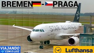 VOANDO PARA PRAGA NA REPUBLICA CHECA COM CONEXÃO EM MUNIQUE COM O A319 DA LUFTHANSA [upl. by Voletta130]