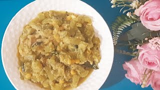 snake gourd recipe  padwal bhaji  pudalangai kootu  chichinda sabzi [upl. by Anilef978]