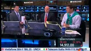 David Faber Copies Ron Barons Sweater Look  CNBC Squawk On The Street [upl. by Nerraw]